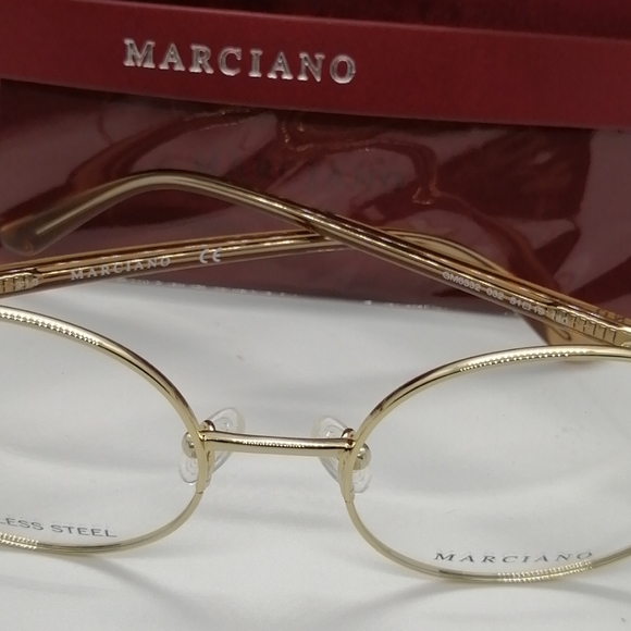 New/Authentic Marciano by Guess GM0332 Gold/Brown - Picture 3 of 8